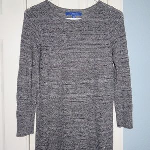 APT.9 Long Sleeve Grey/Gray Crew Neck Sweater